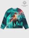 Мужской свитшот базовый / Battlefield 2042 игровой арт