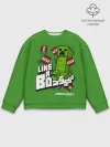 Мужской свитшот базовый / LIKE A BOSS Minecraft Creepe