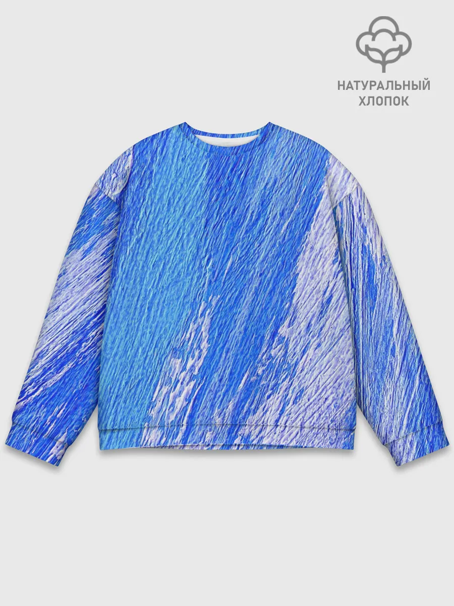 Мужской свитшот базовый / Крупные мазки