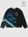 Мужской свитшот базовый / Mercedes AMG | Осколки стекла