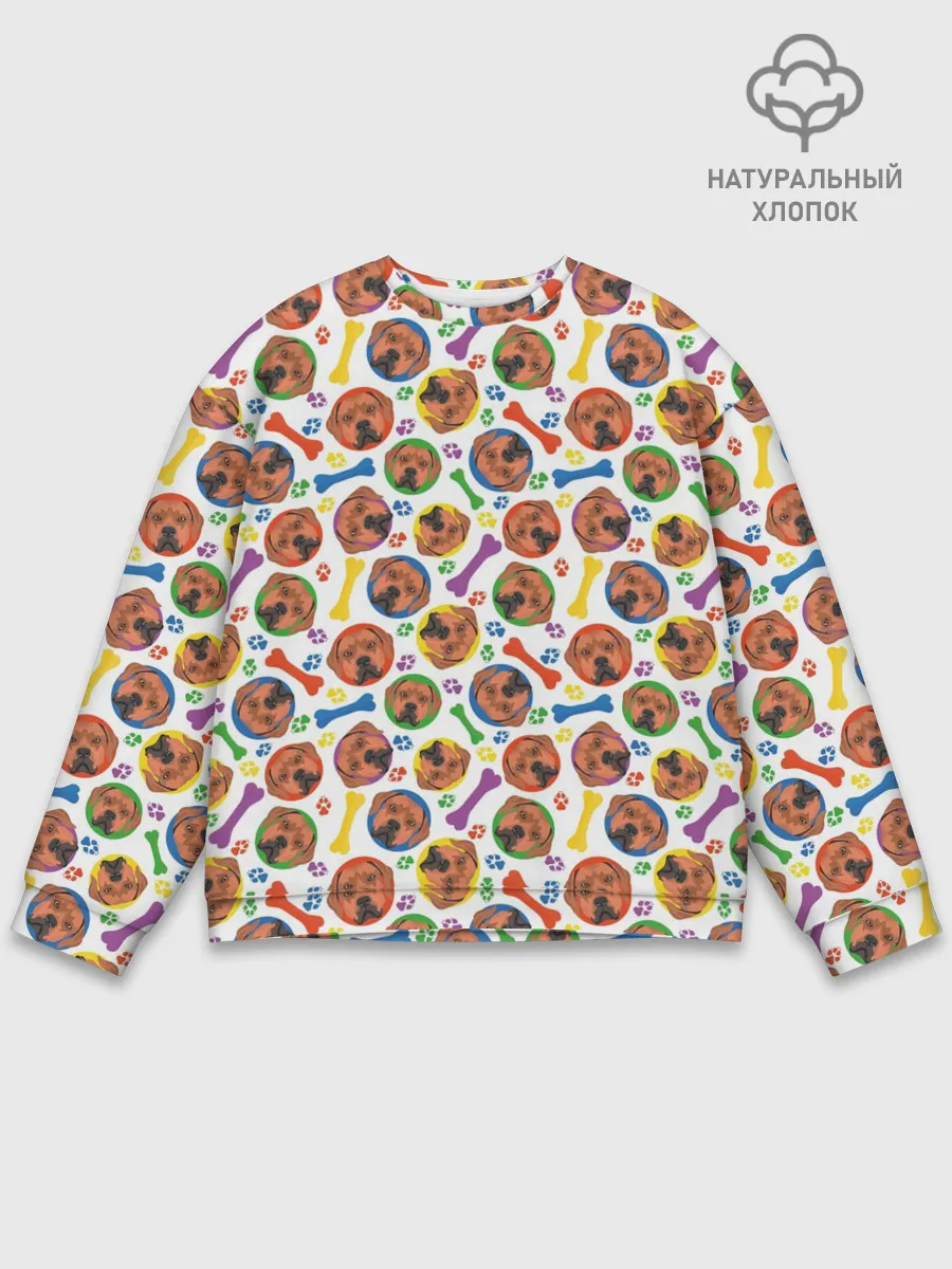 Мужской свитшот базовый / Родезийский Риджбек