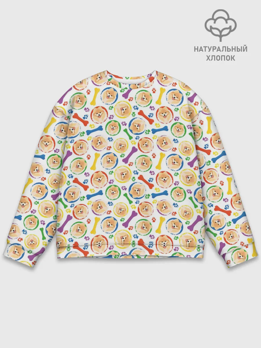 Мужской свитшот базовый / Чау-Чау