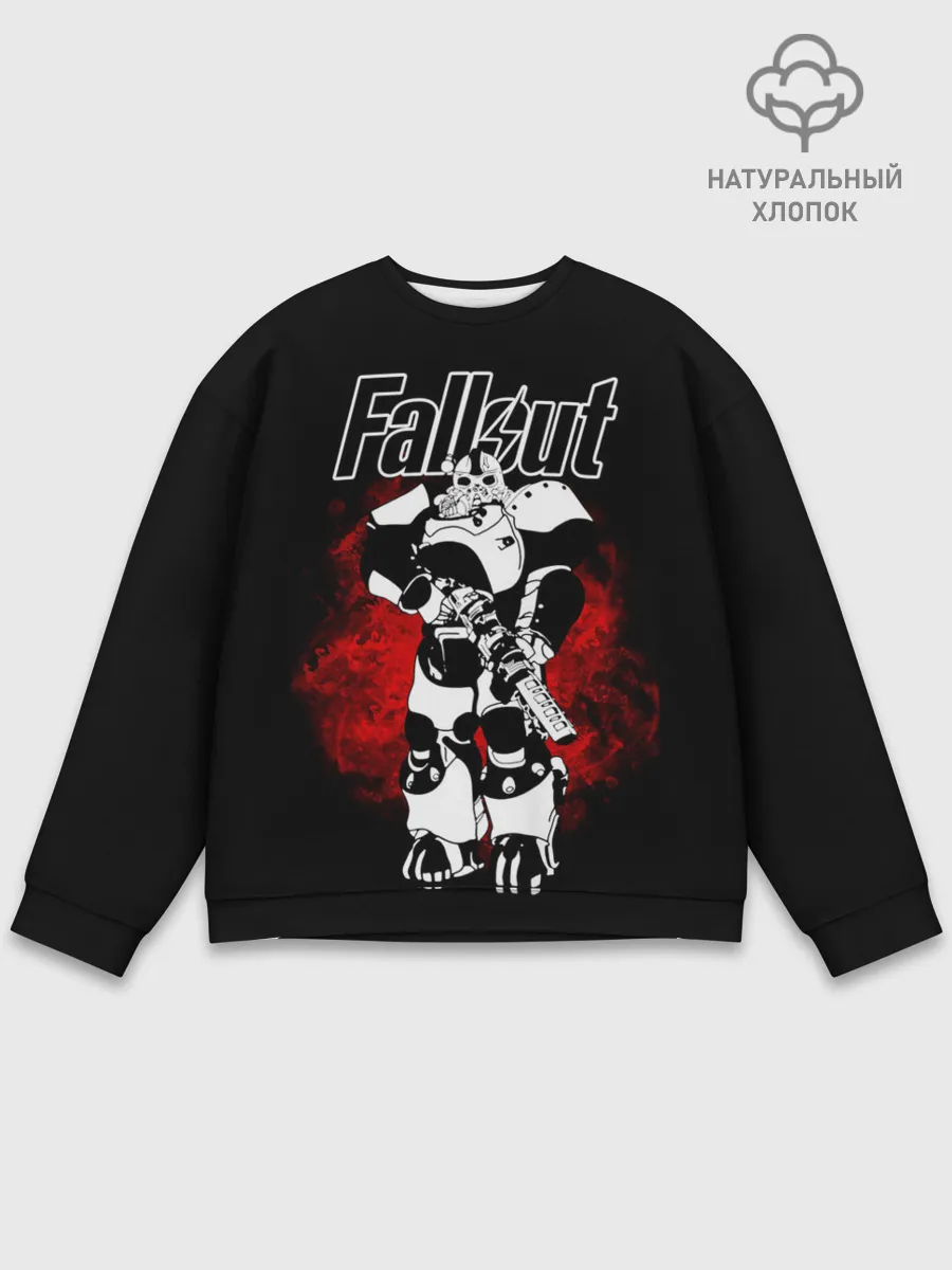 Мужской свитшот базовый / Fallout / Фоллаут, в доспехах