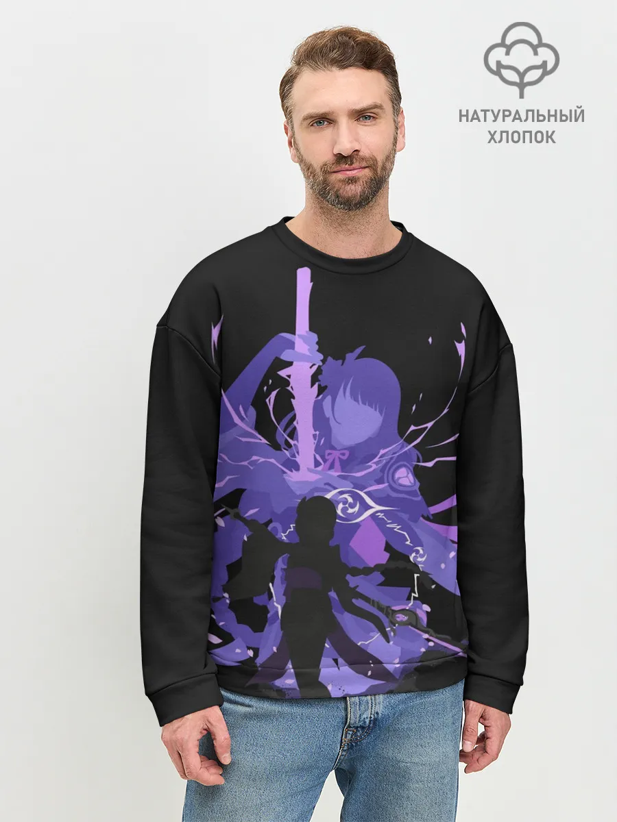 Мужской свитшот базовый / Genshin Impact Raiden