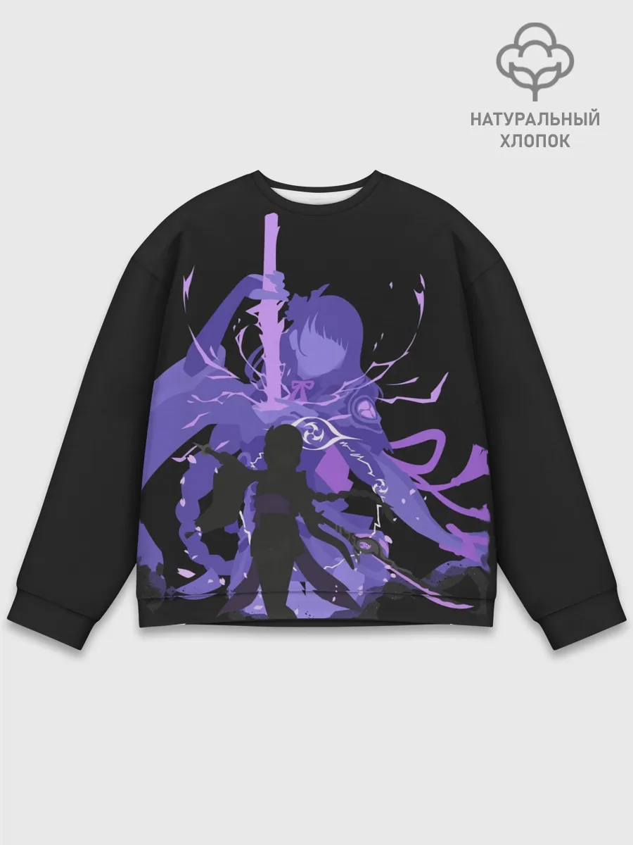 Мужской свитшот базовый / Genshin Impact Raiden