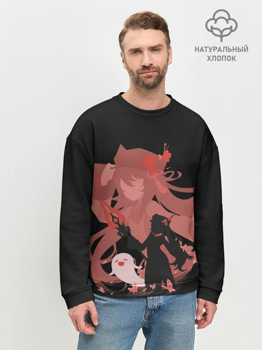 Мужской свитшот базовый / Genshin Impact Hu Tao Tao