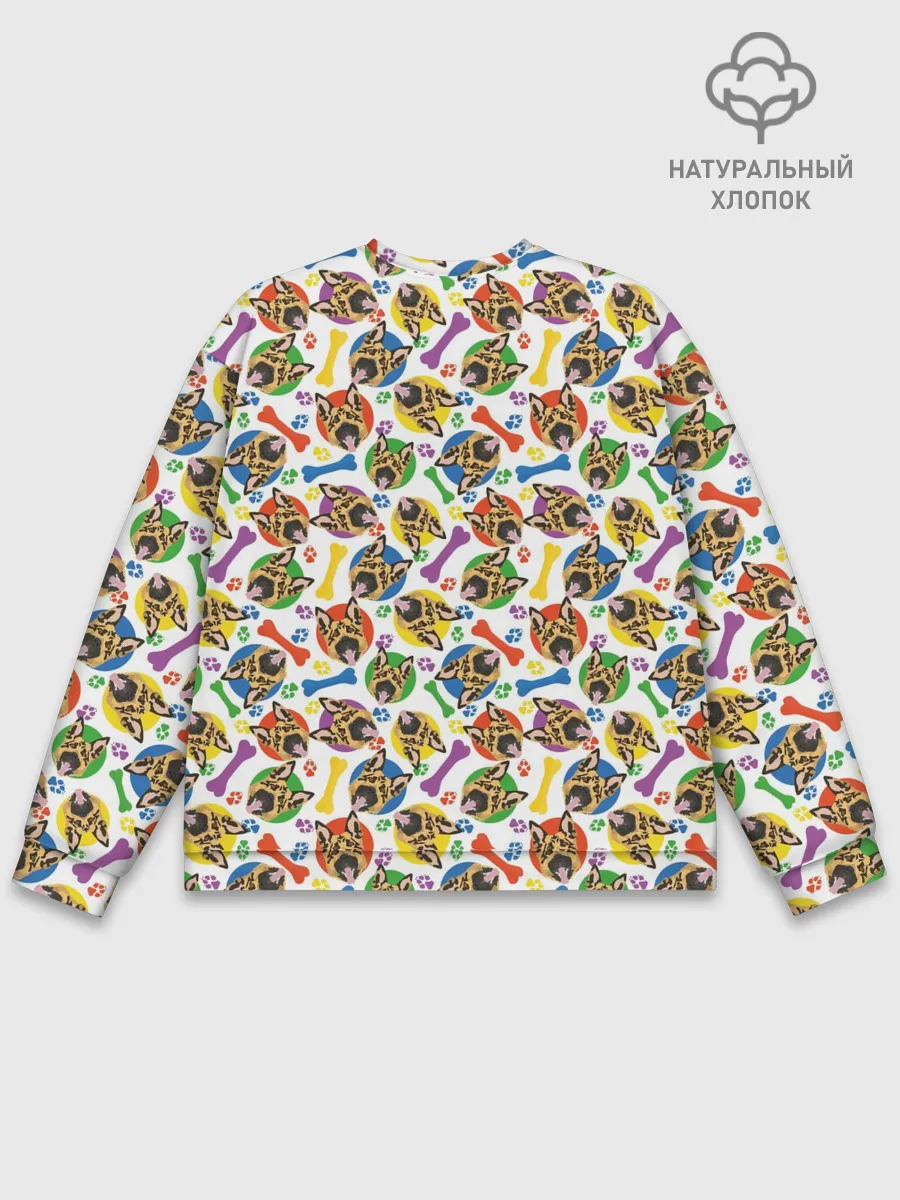 Мужской свитшот базовый / Немецкая Овчарка