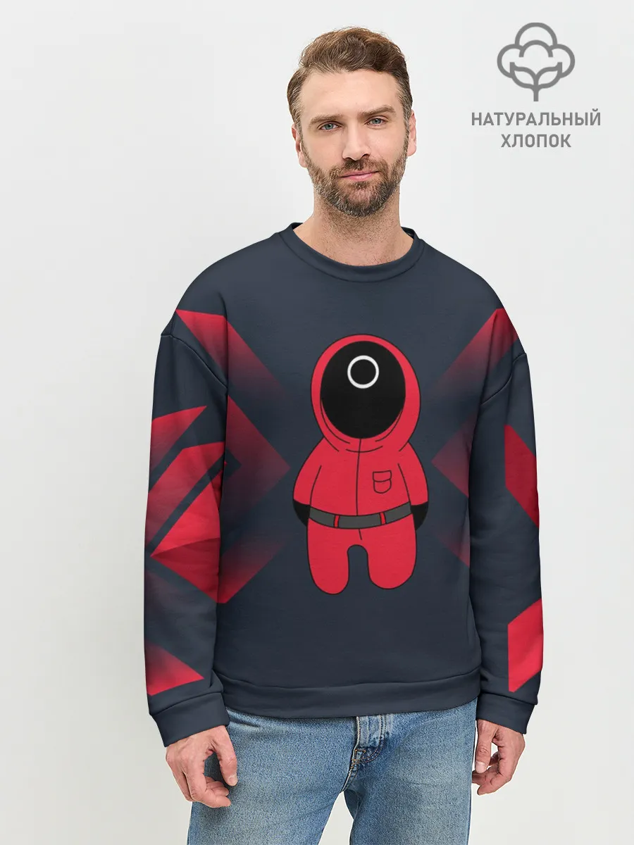 Мужской свитшот базовый / Игра в Кальмара мульт ART