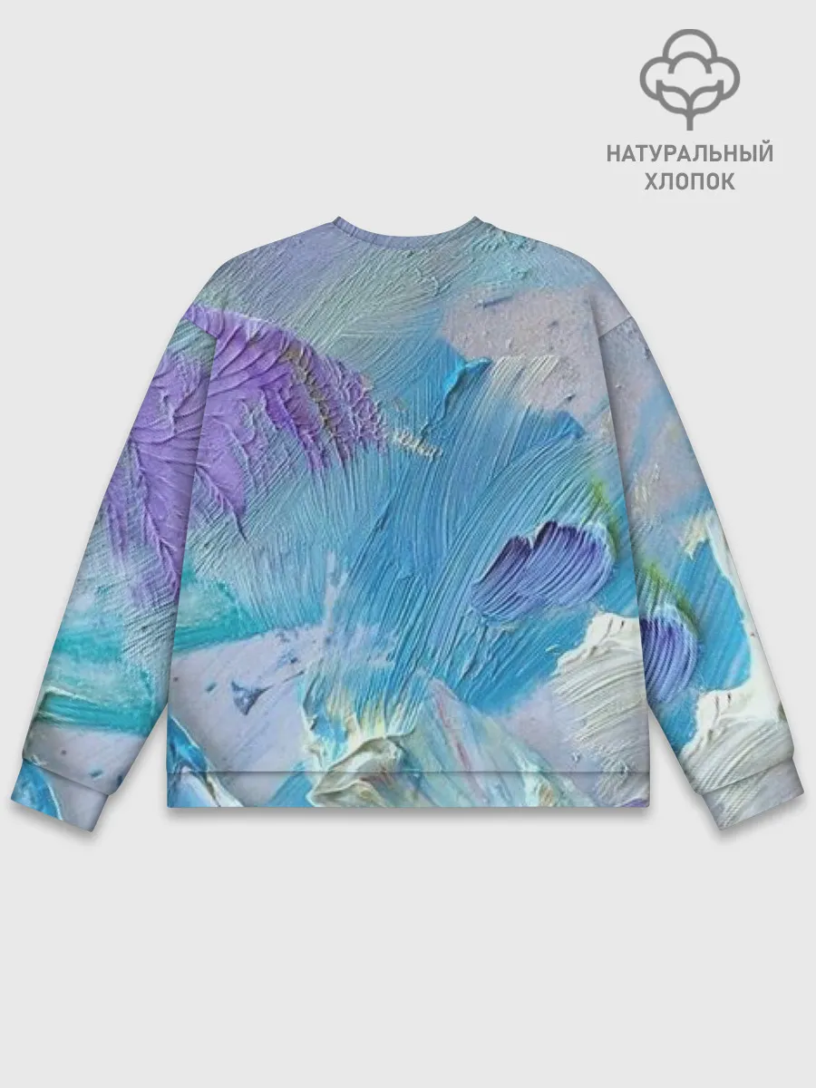 Мужской свитшот базовый / Оставленная краска