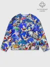 Мужской свитшот базовый / SONIC СИНИЙ ЁЖ СОНИК