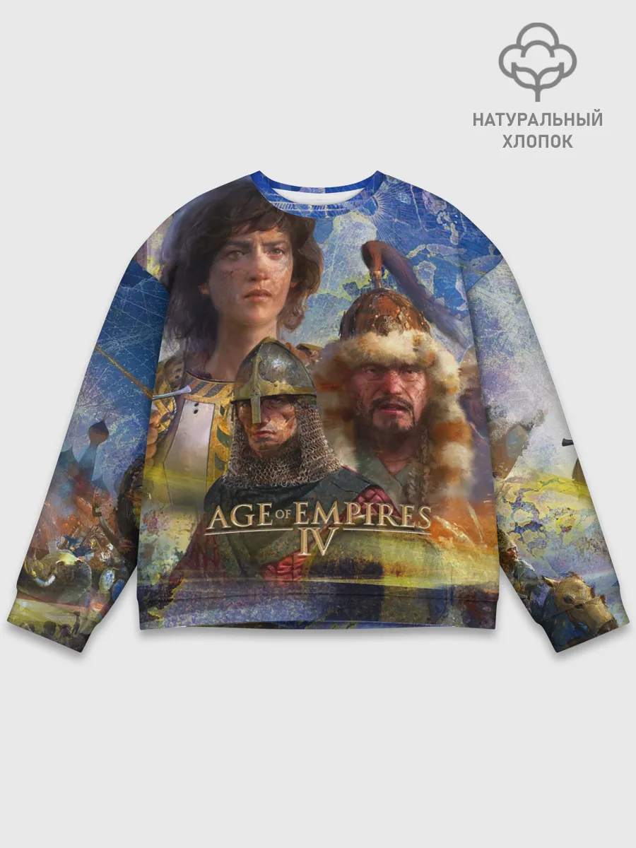 Мужской свитшот базовый / Age of Empires 4 Обложка