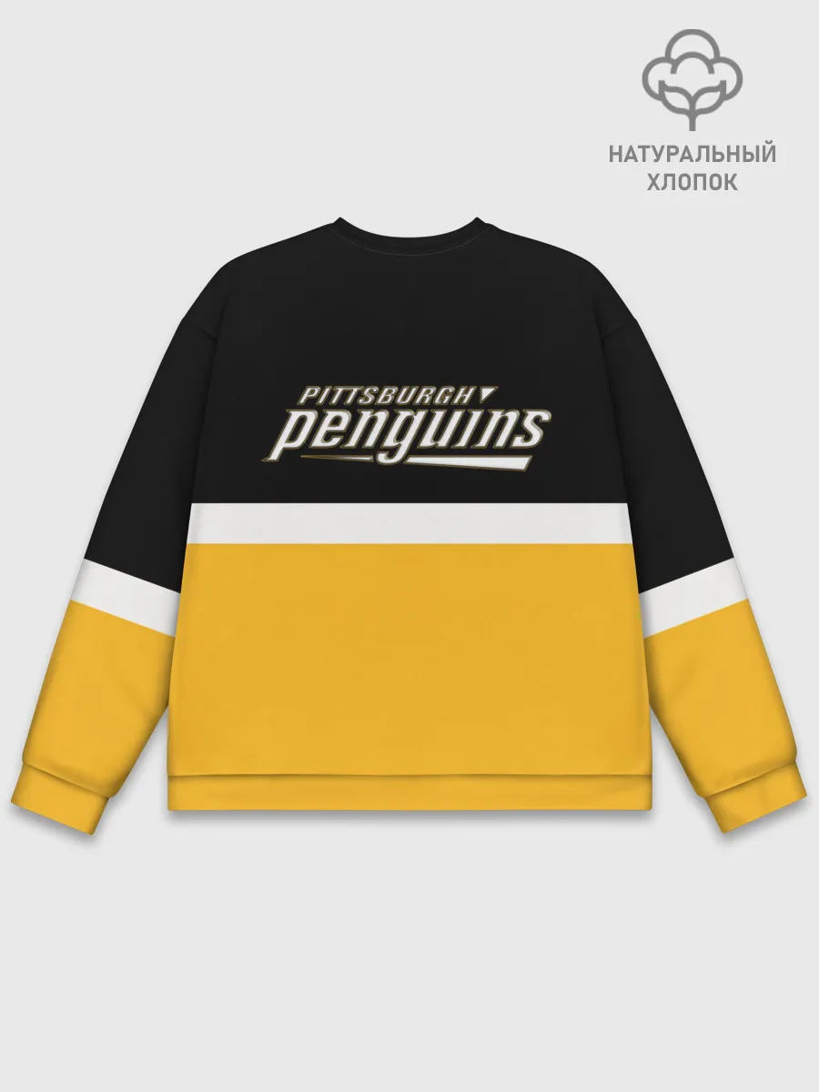 Мужской свитшот базовый / Питтсбург Пингвинз НХЛ