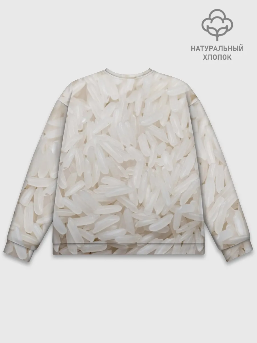 Мужской свитшот базовый / Рис/еда