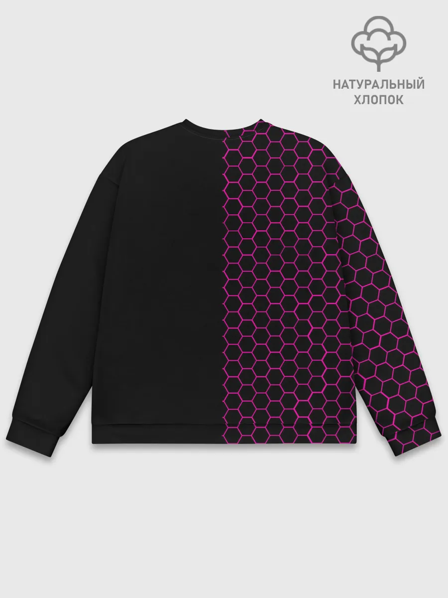 Мужской свитшот базовый / Игра в кальмара: Соты.