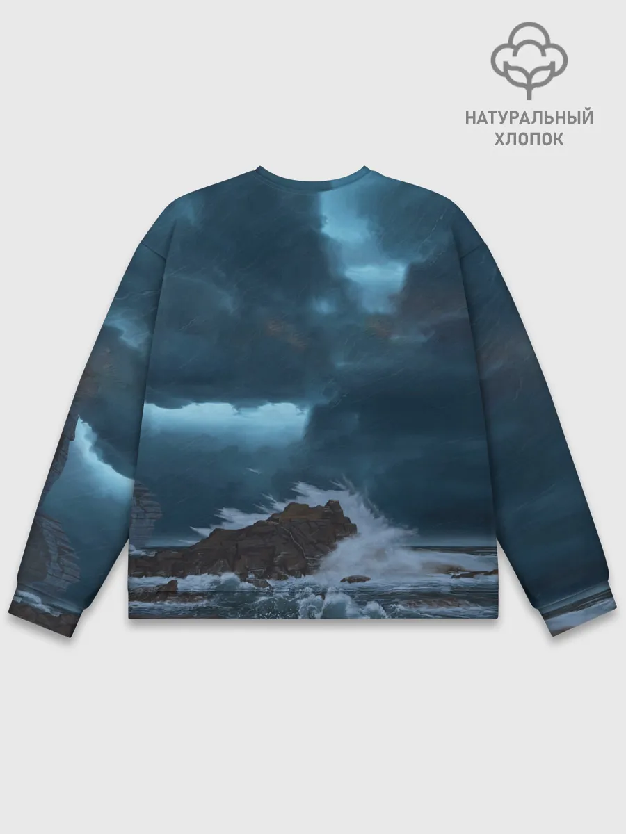 Мужской свитшот базовый / НОЧНОЙ МАЯК