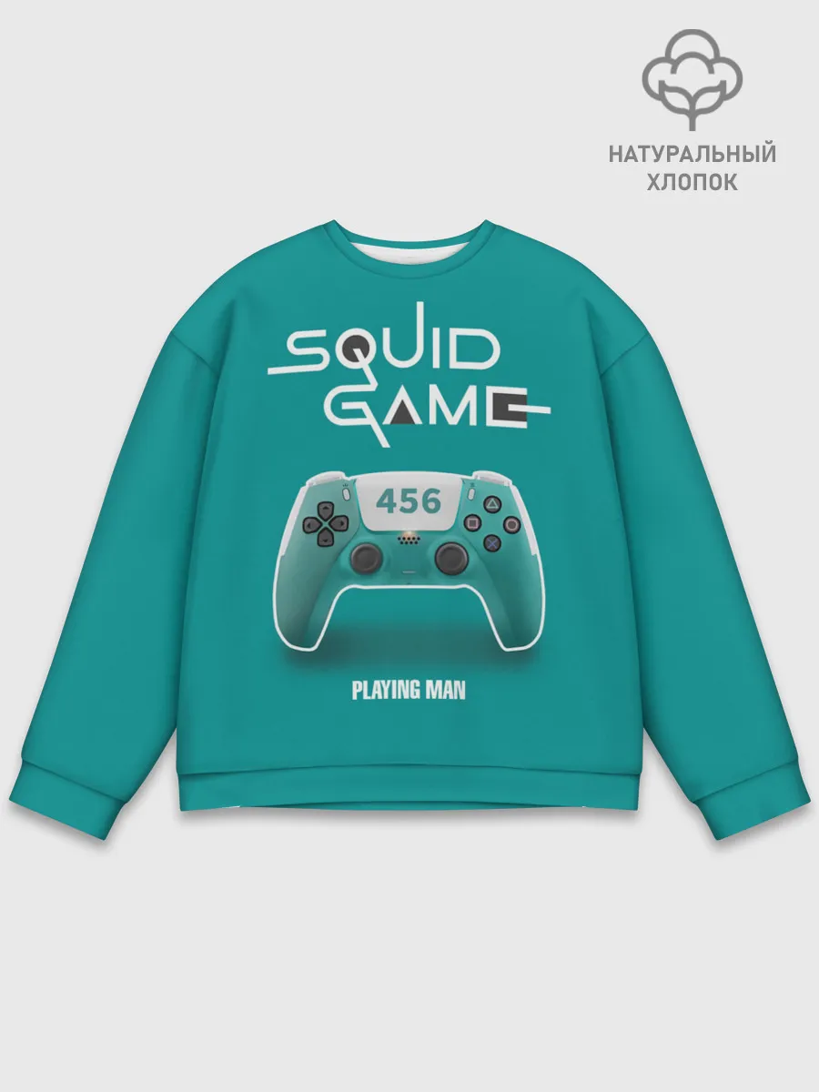 Мужской свитшот базовый / Играющий человеком 456 / ставка на лидера