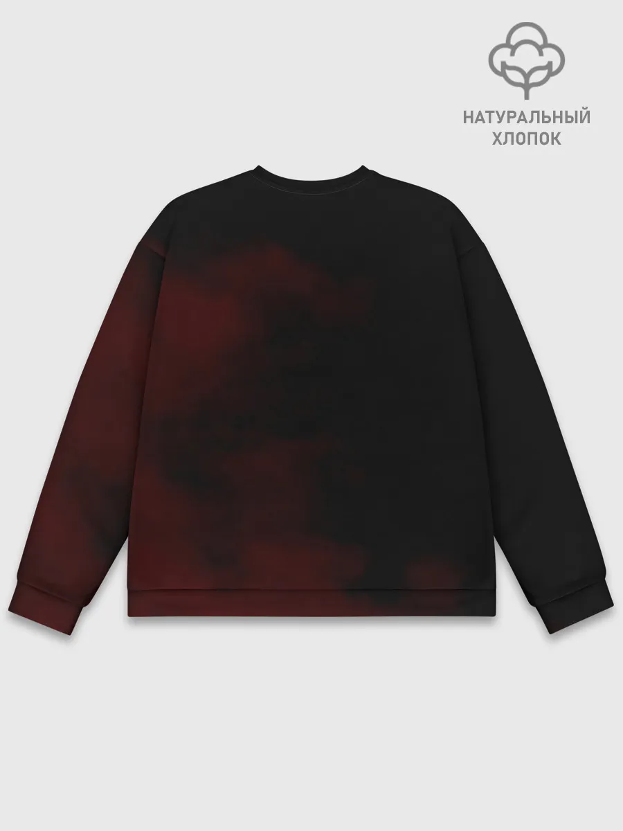 Мужской свитшот базовый / Виктор Цой автограф