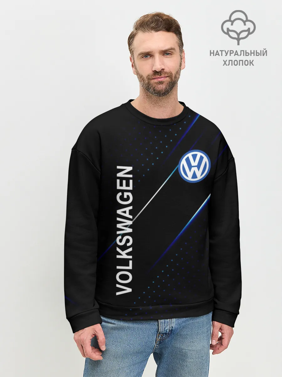 Мужской свитшот базовый / Volkswagen, sport style