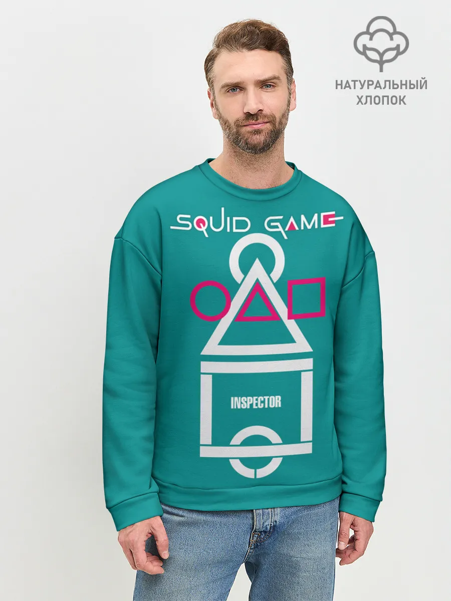 Мужской свитшот базовый / Squid Game - Inspector
