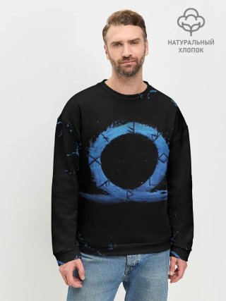 Мужской свитшот базовый / GOD OF WAR LOGO ЭМБЛЕМА / РАГНАРЁК