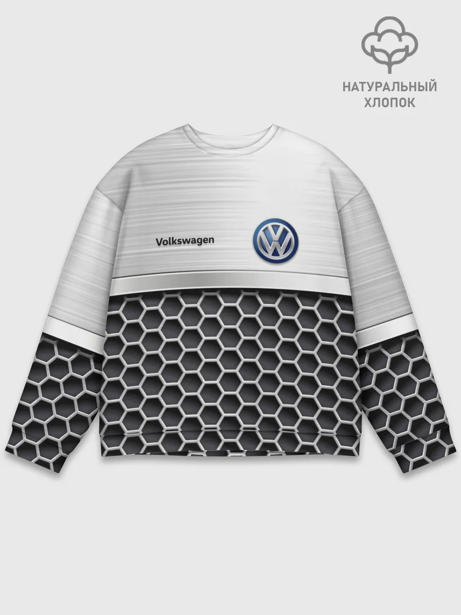 Мужской свитшот базовый / Volkswagen | Стальная решетка