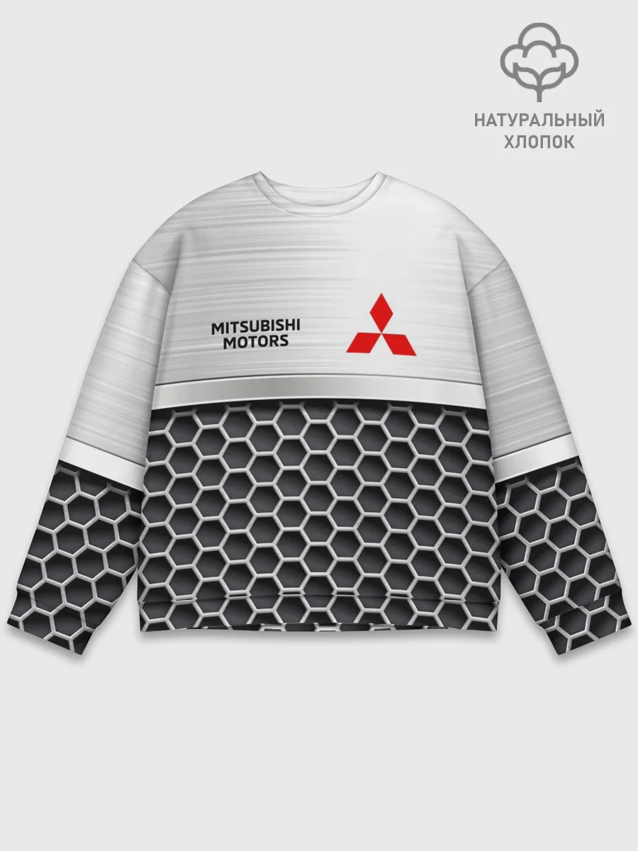 Мужской свитшот базовый / Mitsubishi | Стальная решетка