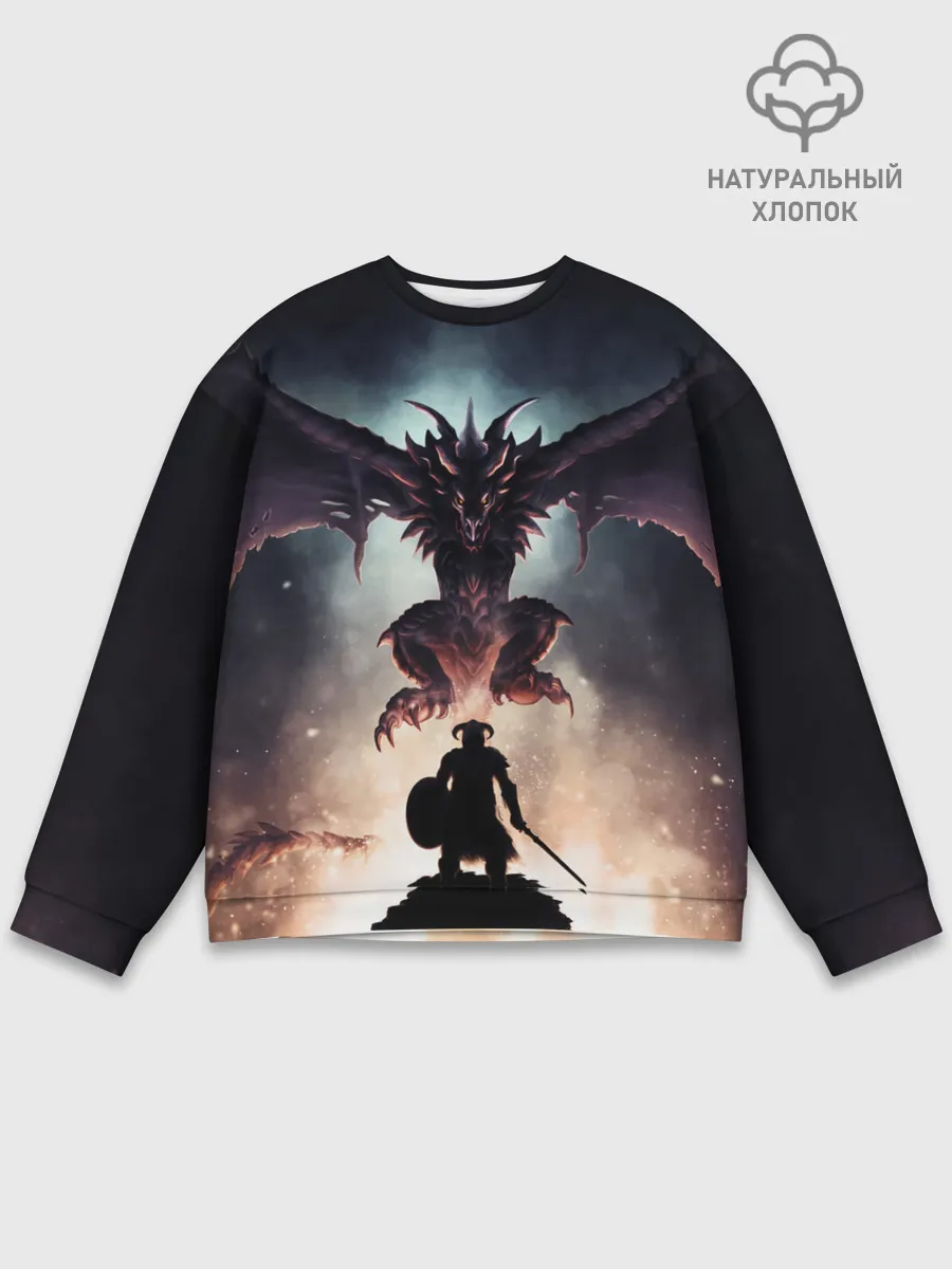 Мужской свитшот базовый / Да начнётся битва