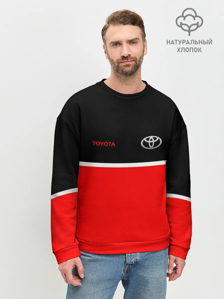 Мужской свитшот базовый / Toyota | Два цвета