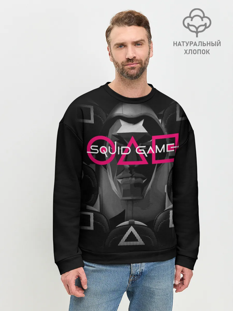 Мужской свитшот базовый / Squid game: masks