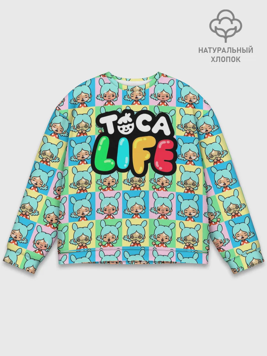 Мужской свитшот базовый / Toca Boca logo | Тока Бока Рита