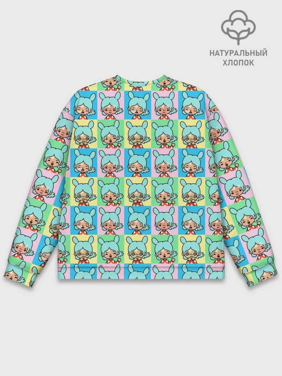 Мужской свитшот базовый / Toca Boca logo | Тока Бока Рита