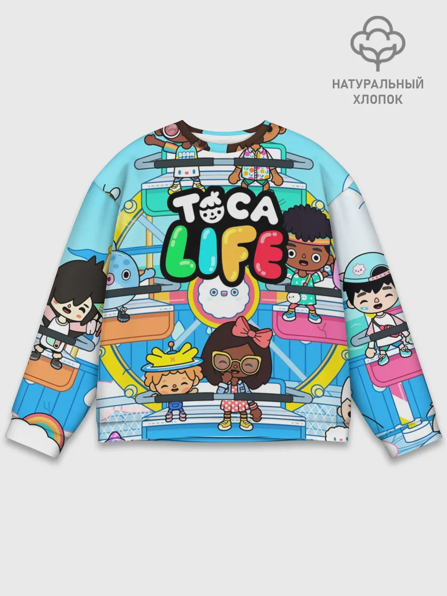 Мужской свитшот базовый / Toca Boca | Тока Бока аттракцион