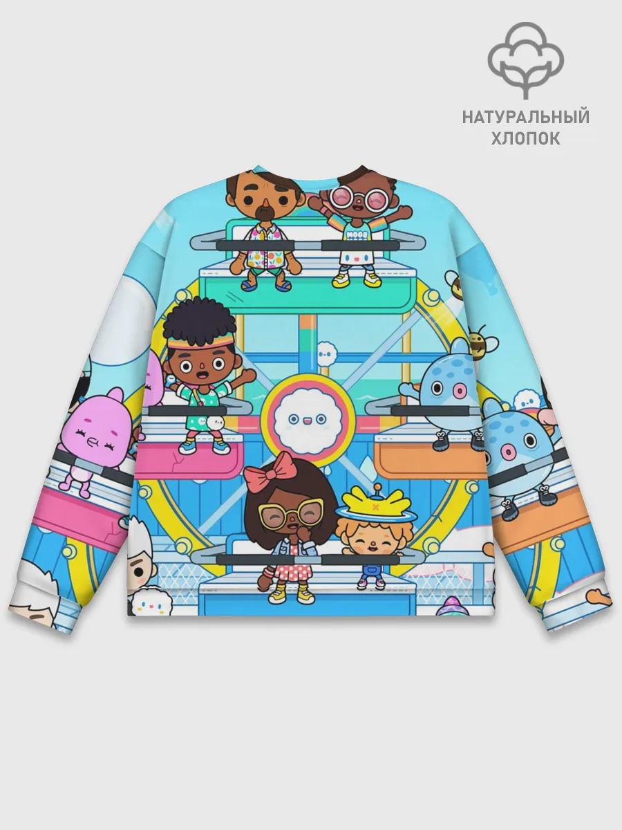 Мужской свитшот базовый / Toca Boca | Тока Бока аттракцион