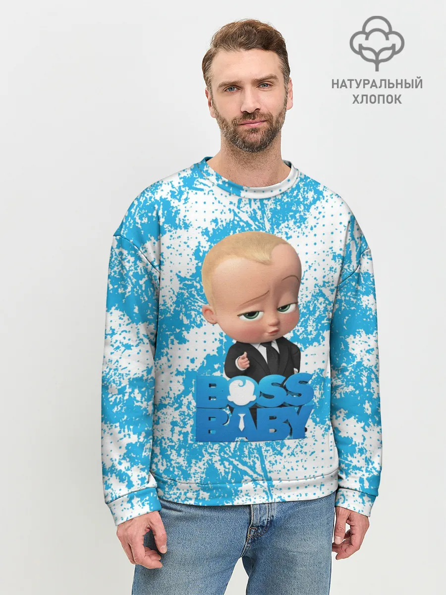 Мужской свитшот базовый / Босс Молокосос | Boss Baby