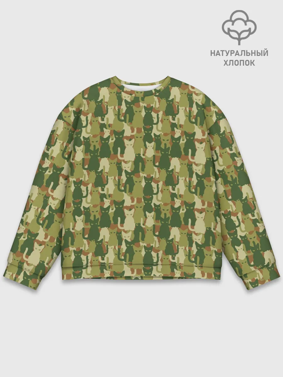 Мужской свитшот базовый / Кошки