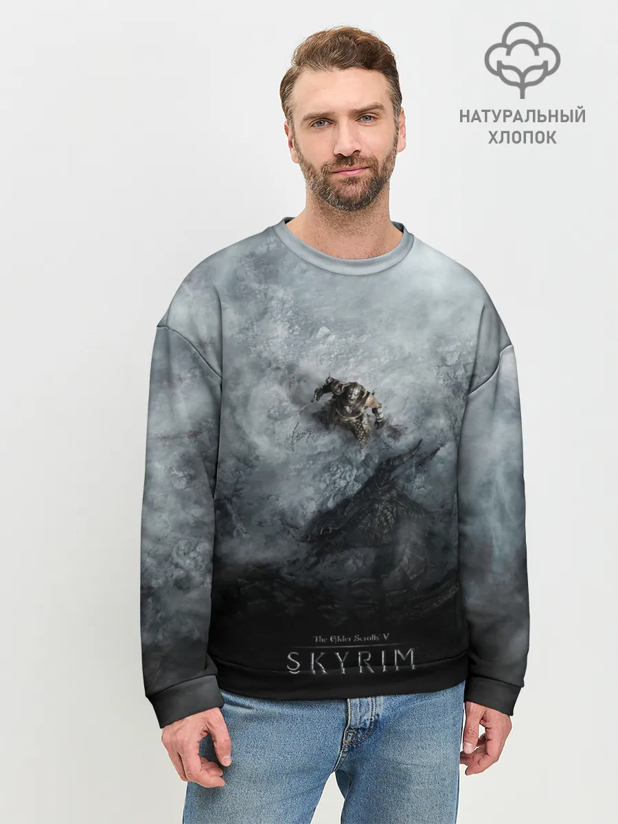 Мужской свитшот базовый / Победа над драконом