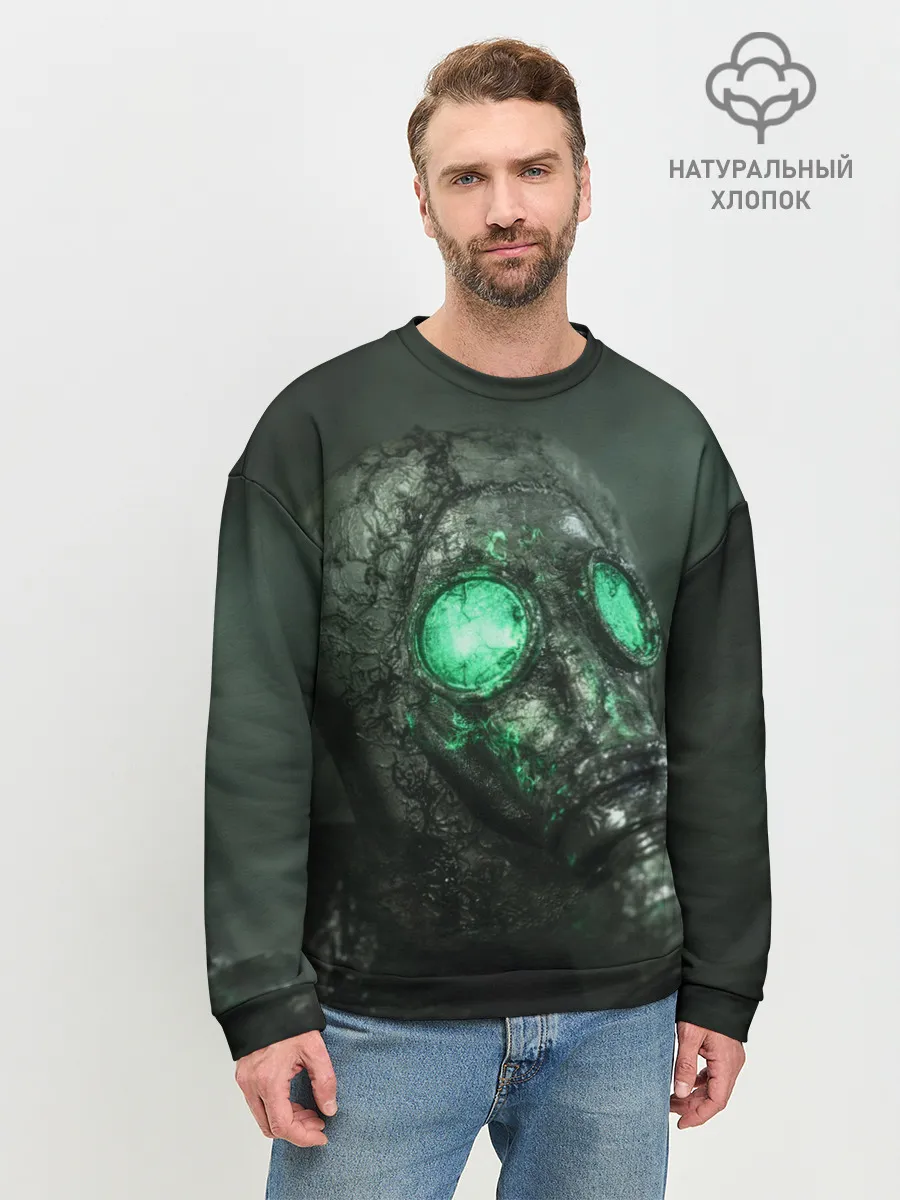 Мужской свитшот базовый / Chernobylite-маска