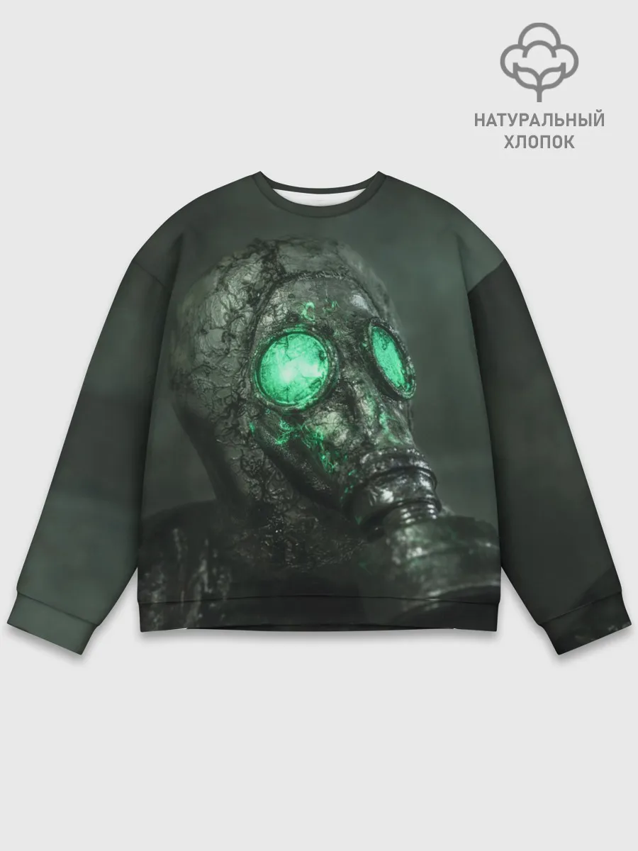 Мужской свитшот базовый / Chernobylite-маска
