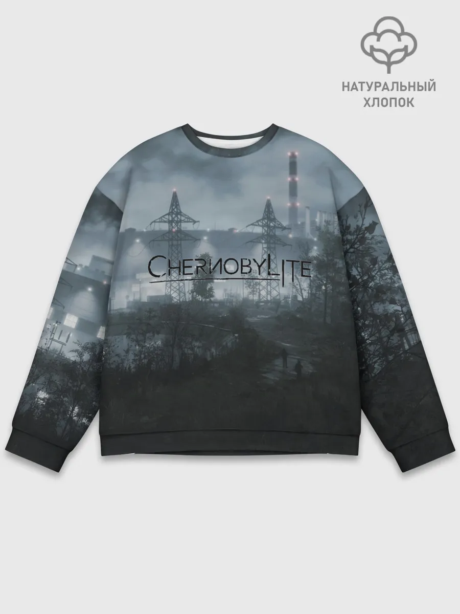 Мужской свитшот базовый / Chernobylite - ЧАЭС