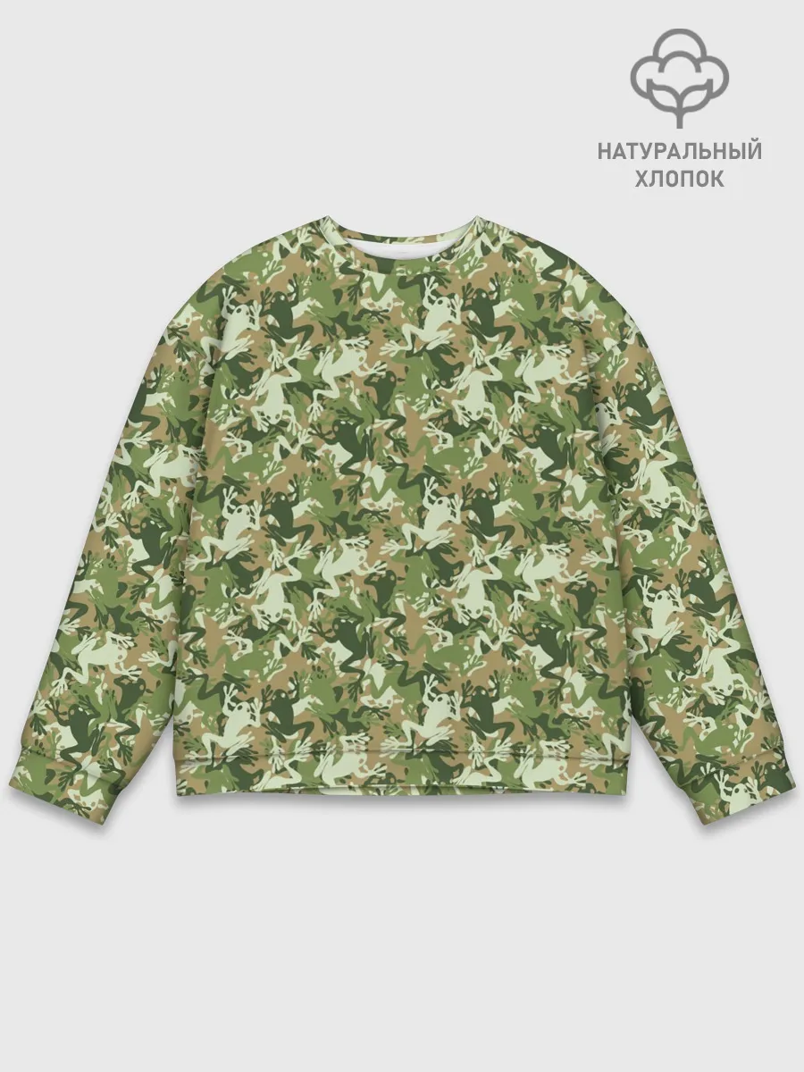 Мужской свитшот базовый / Лягушки