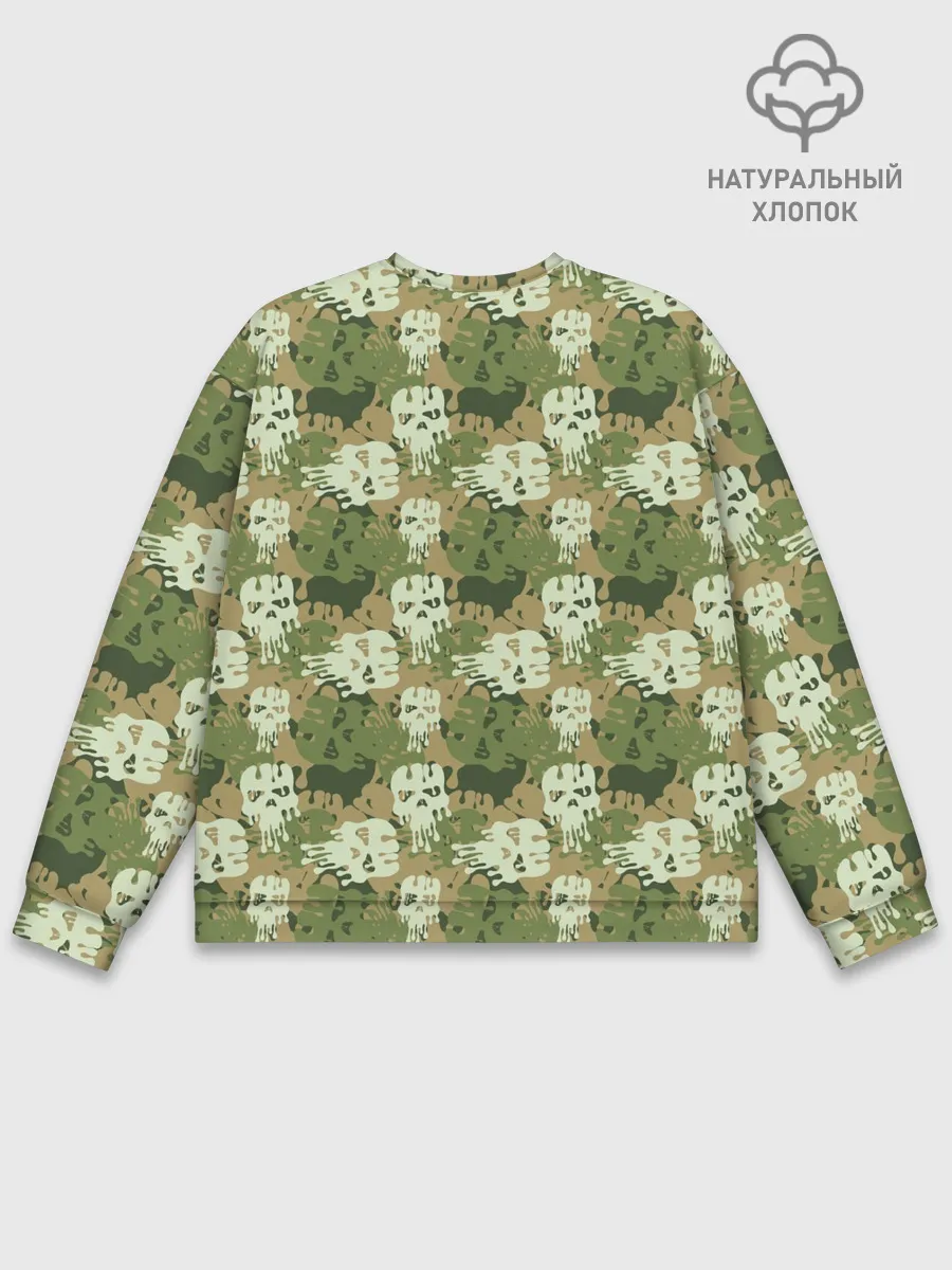 Мужской свитшот базовый / Силуэты Черепов