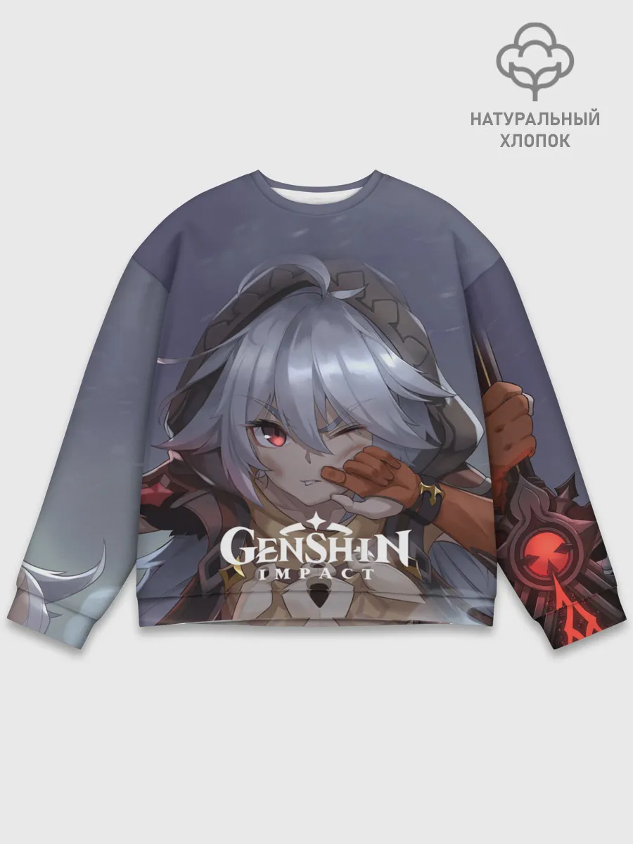 Мужской свитшот базовый / Genshin Impact: Razor Genshin.