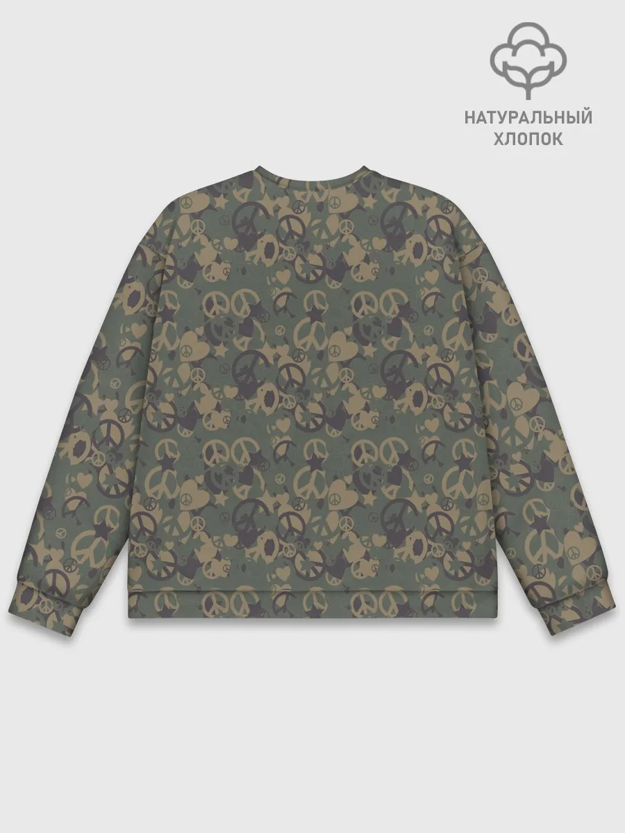 Мужской свитшот базовый / Пацифист