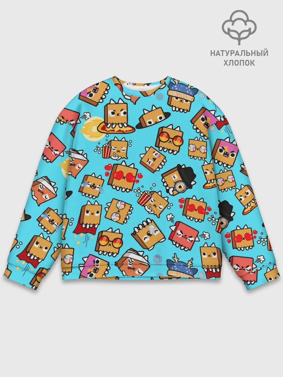 Мужской свитшот базовый / PAPER BAG CAT TOCA BOCA / TOCA LIFE WORLD