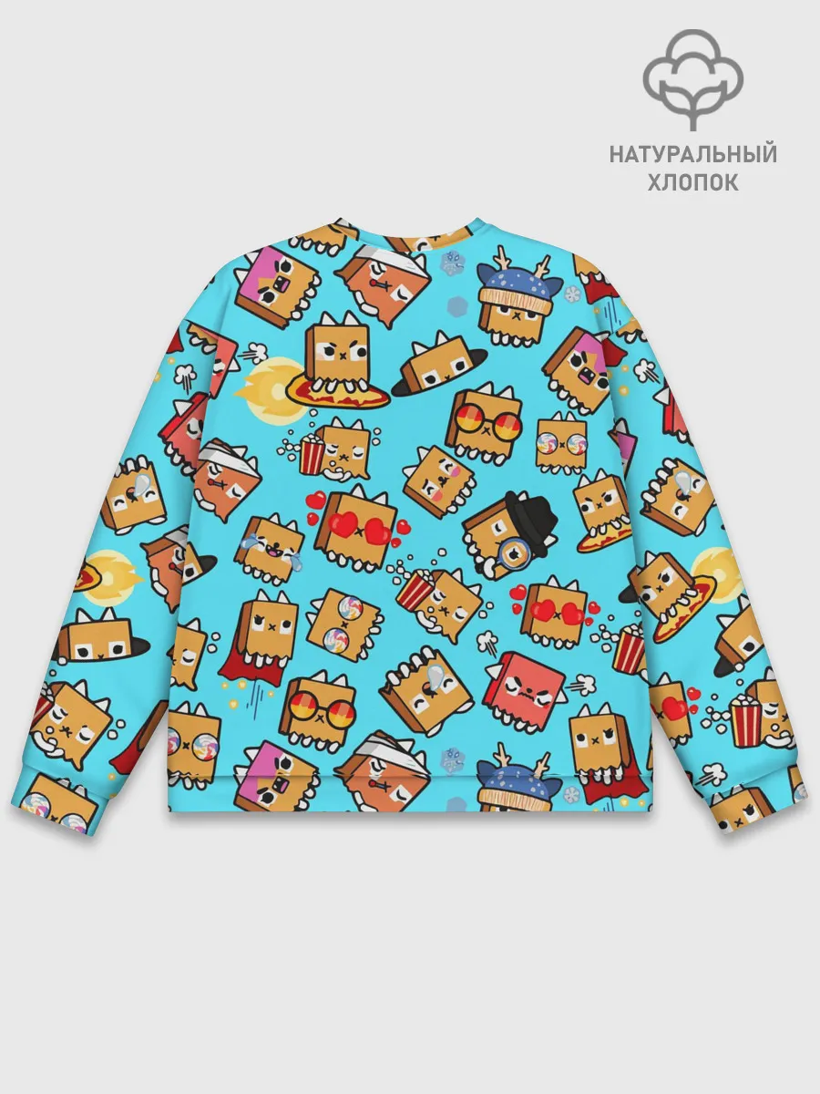 Мужской свитшот базовый / PAPER BAG CAT TOCA BOCA / TOCA LIFE WORLD