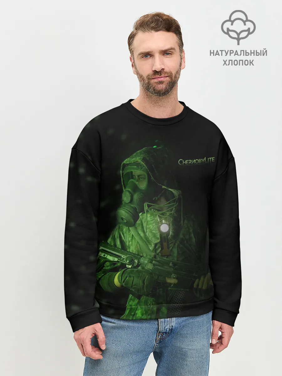 Мужской свитшот базовый / Чернобылит | Chernobylite