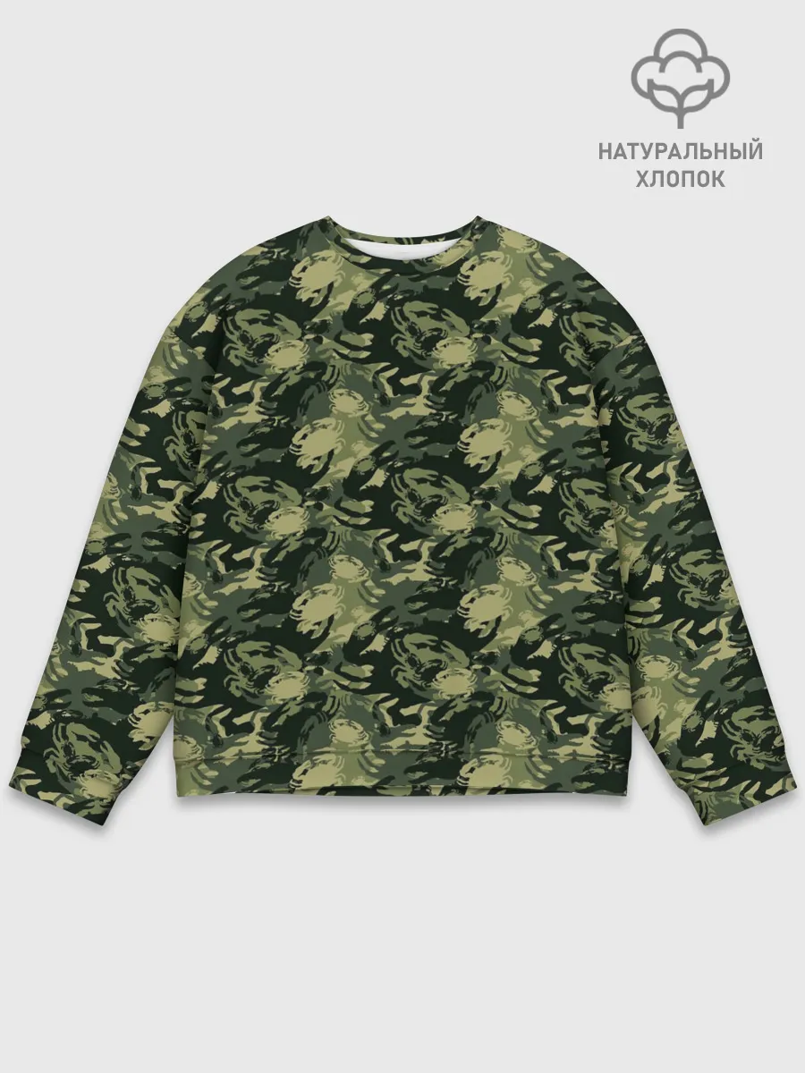 Мужской свитшот базовый / Крабы