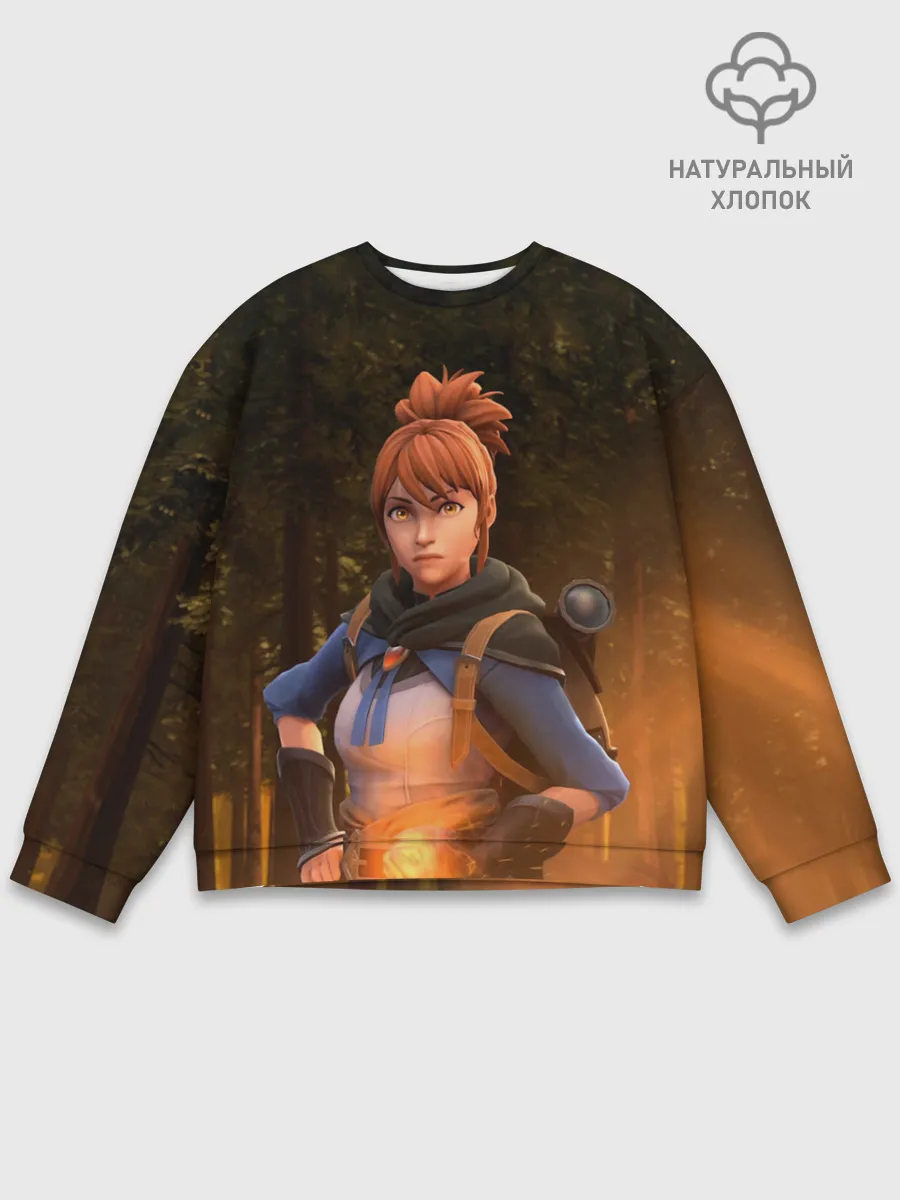 Мужской свитшот базовый / Марси в лесу