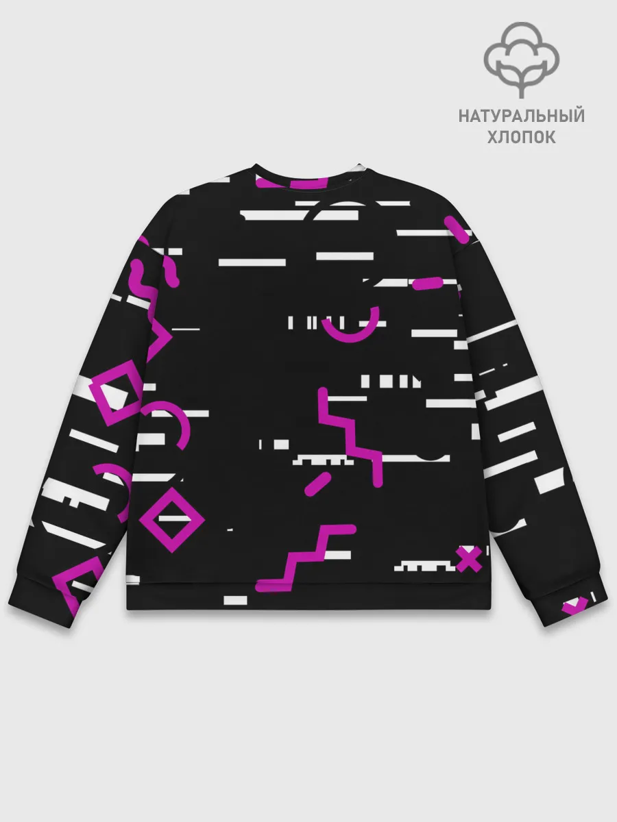 Мужской свитшот базовый / Squid Gam: Узоры.