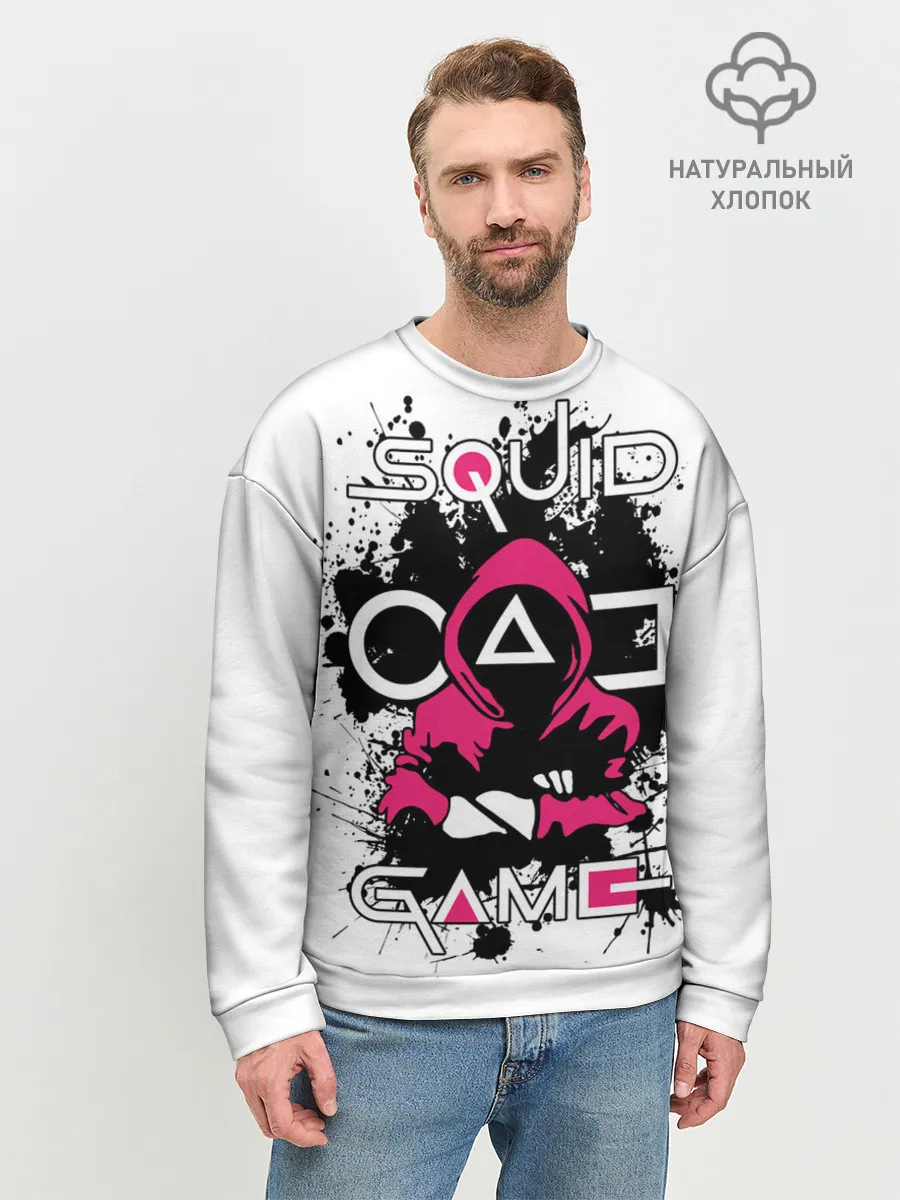 Мужской свитшот базовый / Squid game: guard-killer.